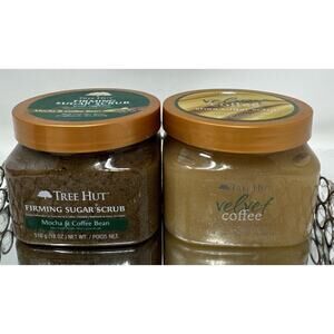 HTF Tree Hut Combo~Mocha & Coffee Bean & Velvet Coffee☕️Shea Sugar Scrubs -18 Oz